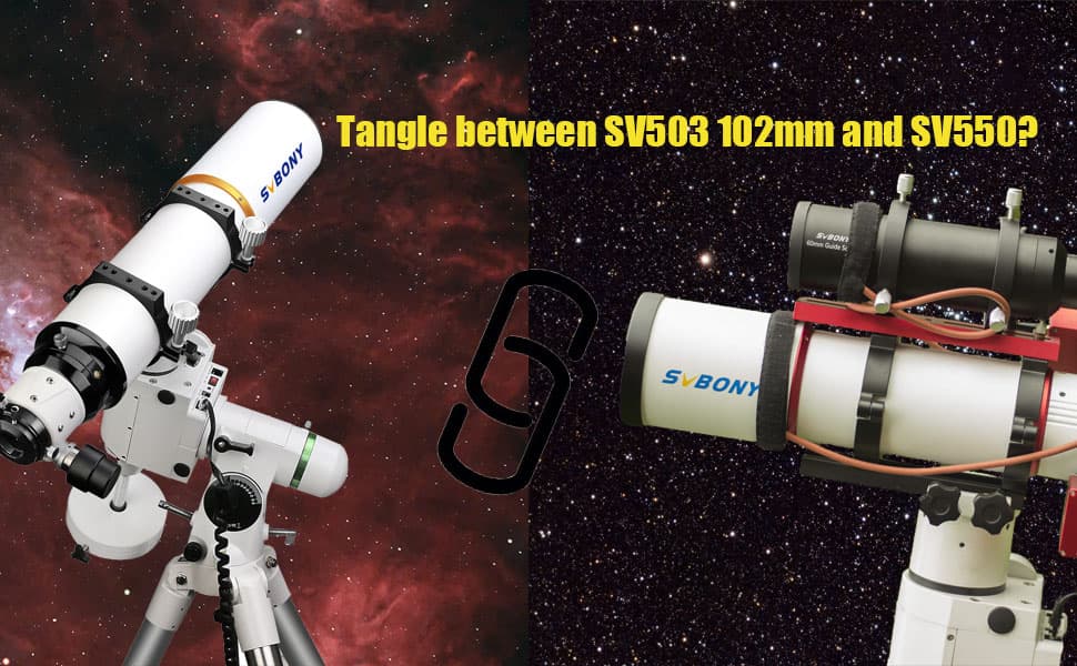 Have You been Wandering Between SV503 102mm And SV550 OTA?