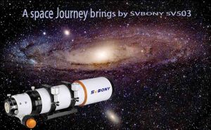 SVBONY SV503 ED Telescope and Nebula doloremque