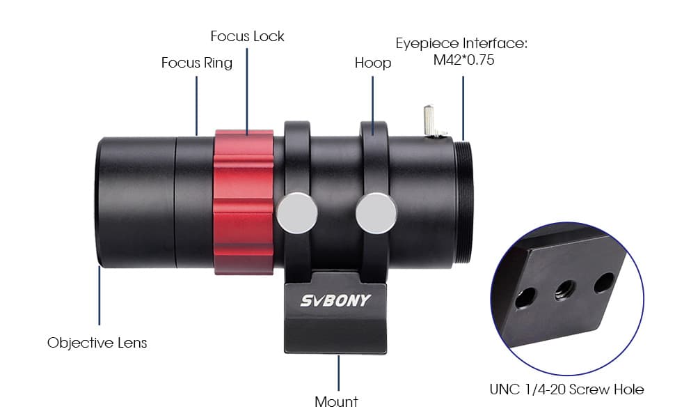 SV165 30mm Guide Scope for Astrophotography