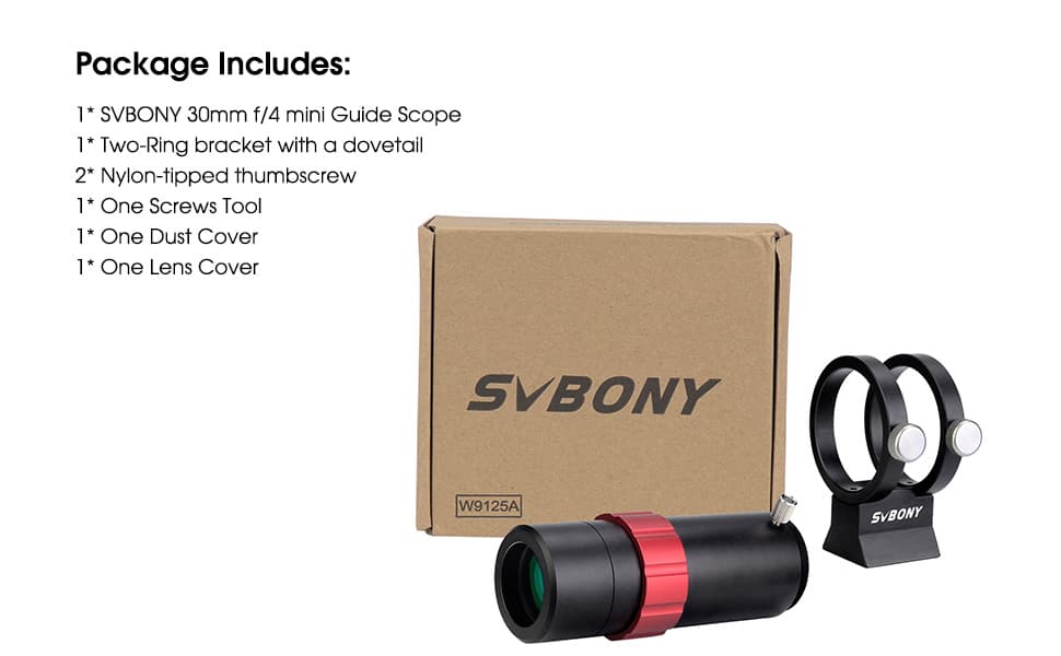 SV165 30mm Guide Scope for Astrophotography