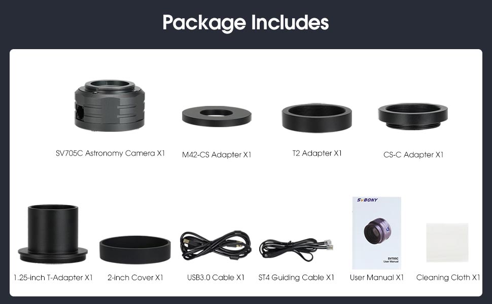 SV705C USB3.0 Color Planetary Camera /&nbsp;IMX585 / EAA