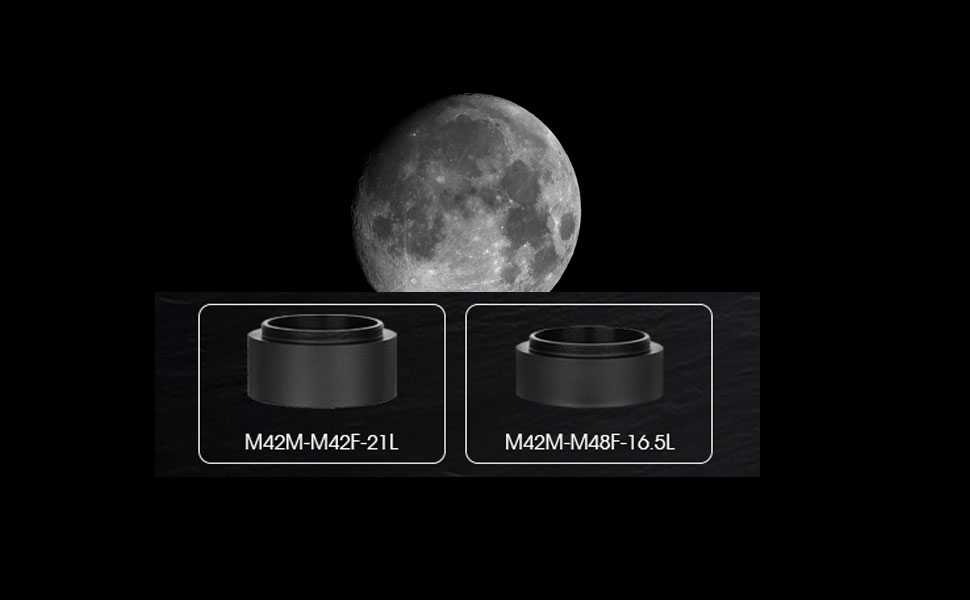 M42M-M42F-21L or M42M-M48F-16.5L adapter M42M-M42F-21L or M42M-M48F-16.5L adapter