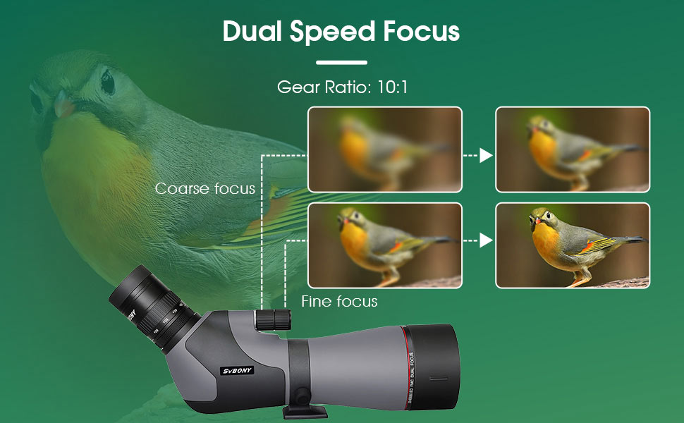 SVBONY SV46P Dual Speed Focus