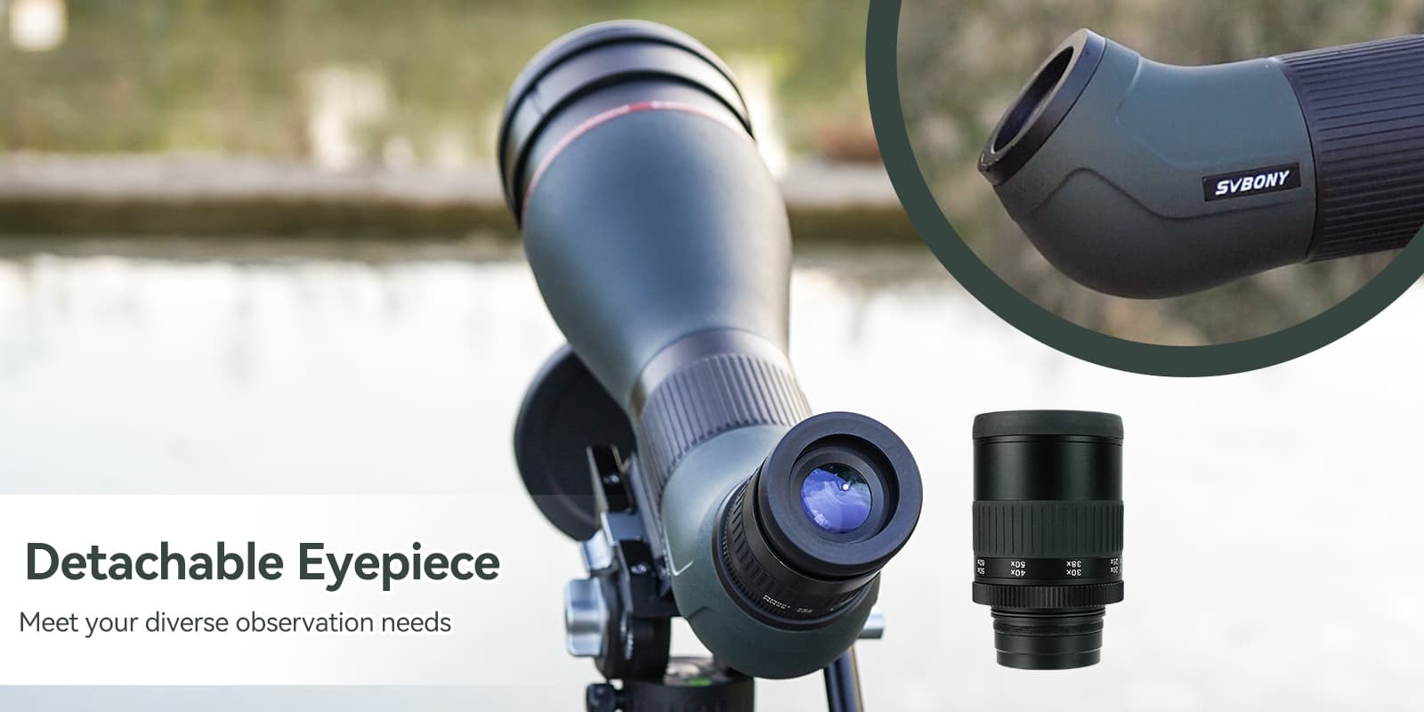 SA401 APO Apochromatic 25-75X100 Double ED Glasses Spotting Scope