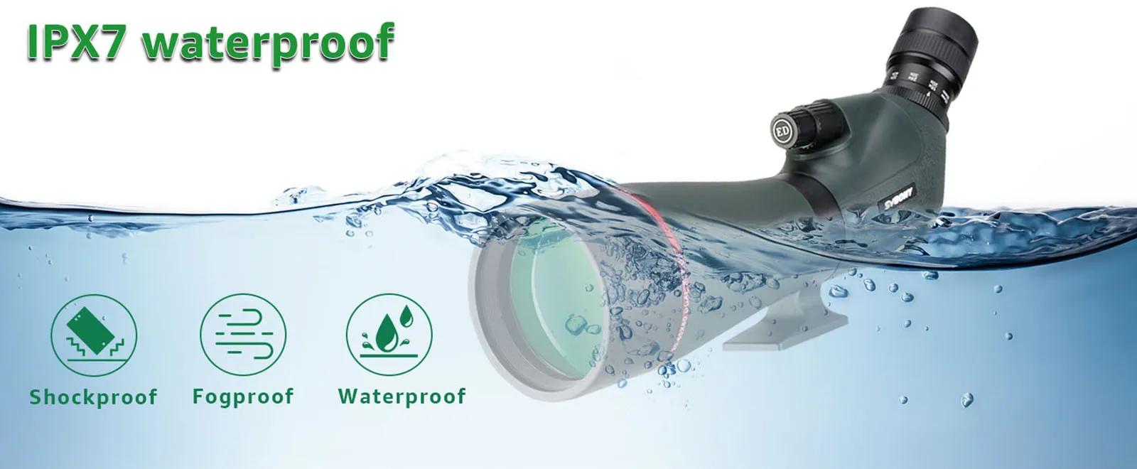 SV406P 20-60x80mm Spotting Scope