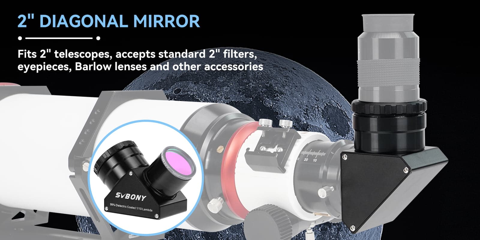 sv550 122 triplet apo telescope set for astronomical observation