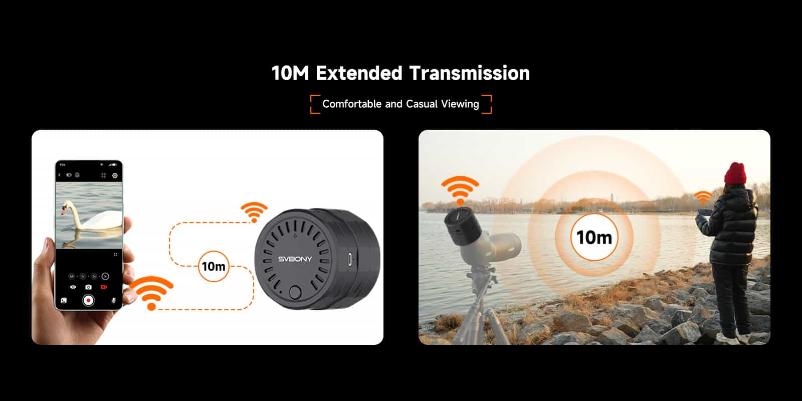 sc002 wifi camera 10M Extended Transmission
