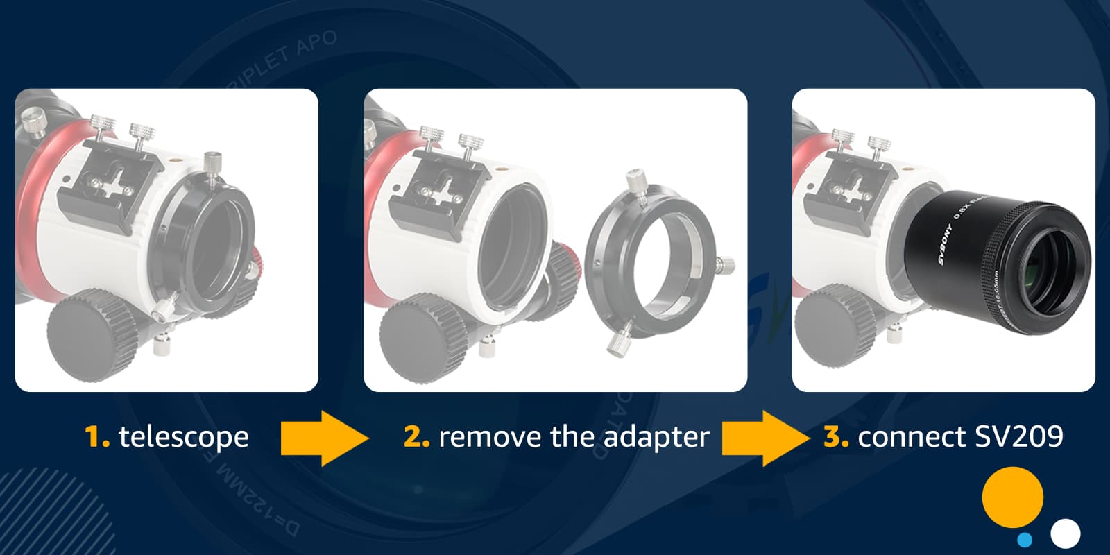 SV209 Focal Reducer/Field Flattener