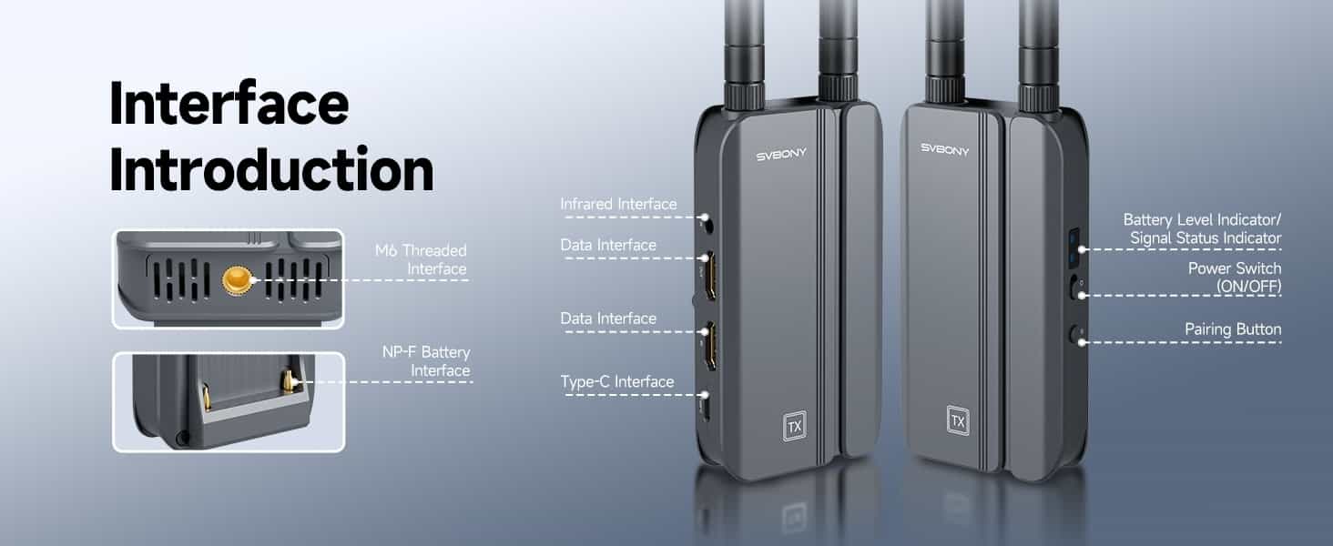 svbony transair3 interface introduction