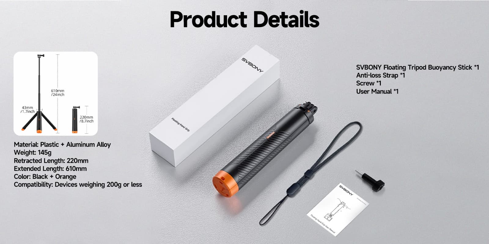 floating tripod buoyancy stick floating tripod buoyancy stick