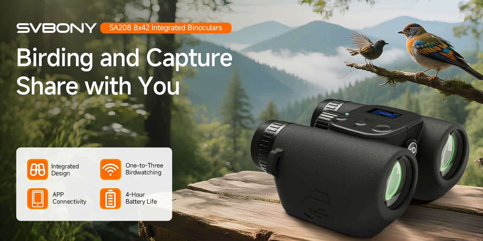 sa208 integrated binoculars