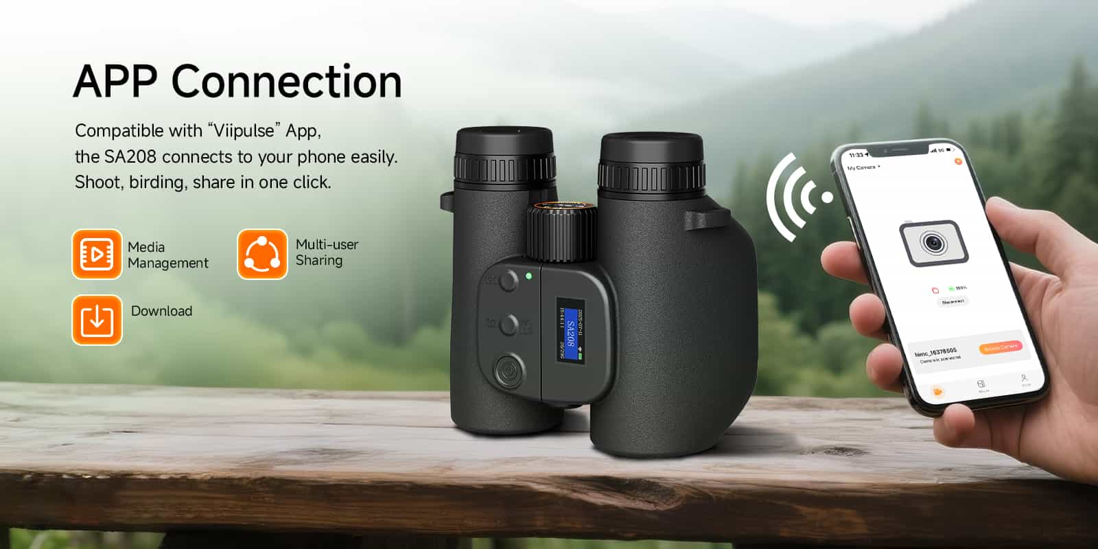 sa208 integrated binoculars